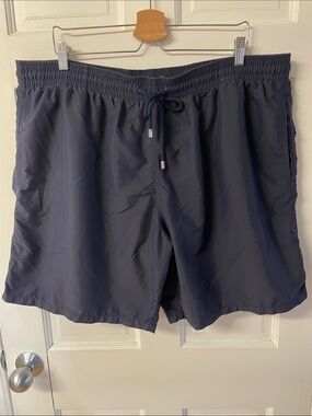 Vilebrequin navy swim trunks shorts with pockets men’s size 3XL
